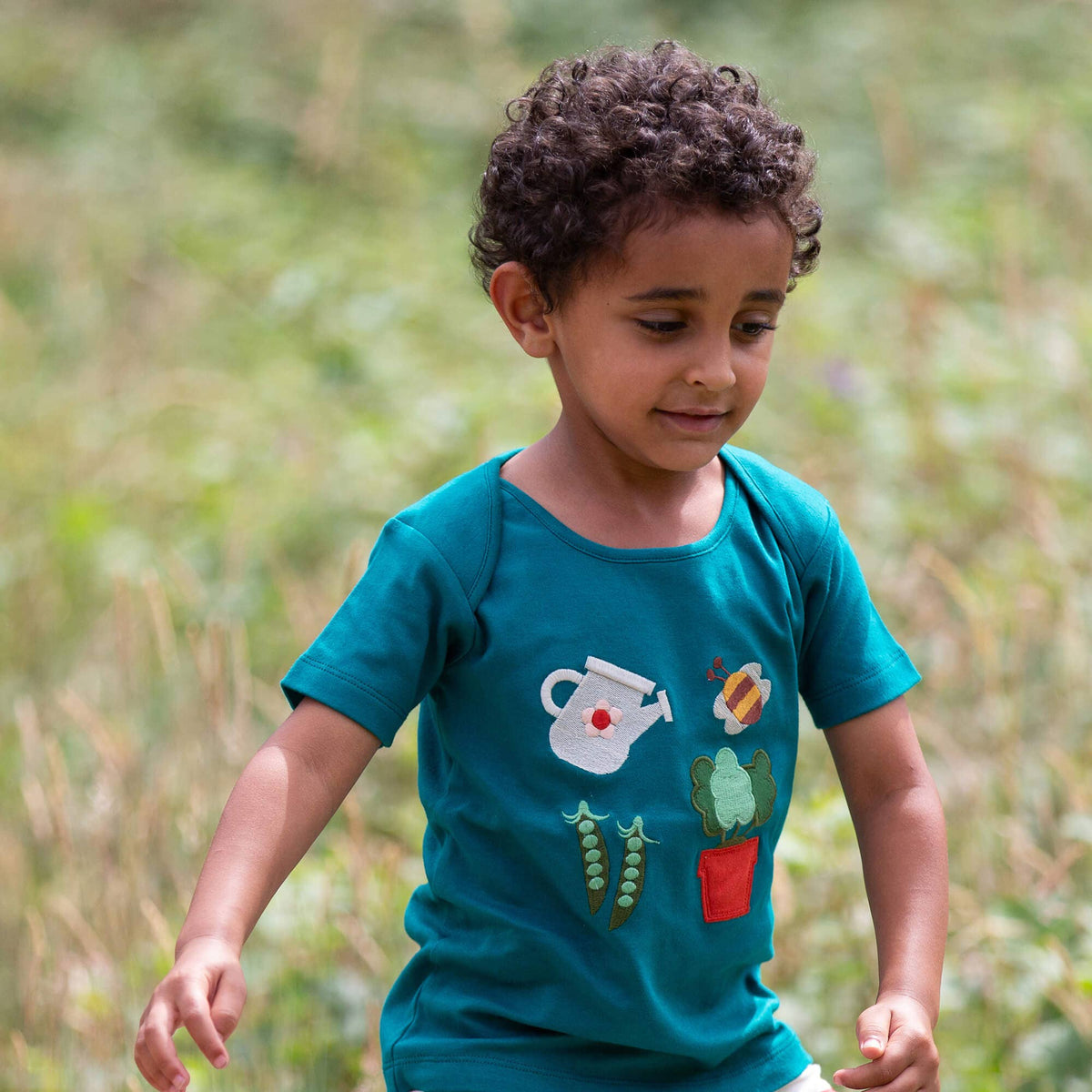 Organic Cotton Short Sleeve T-Shirt - Spring Garden