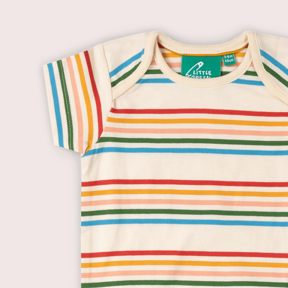 Organic Cotton Bodysuit 2 Pack - Vintage Rainbows