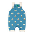 Organic Cotton Shortalls - Blue Clouds