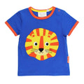 Organic Cotton Short Sleeve T-Shirt - Lion Appliqué