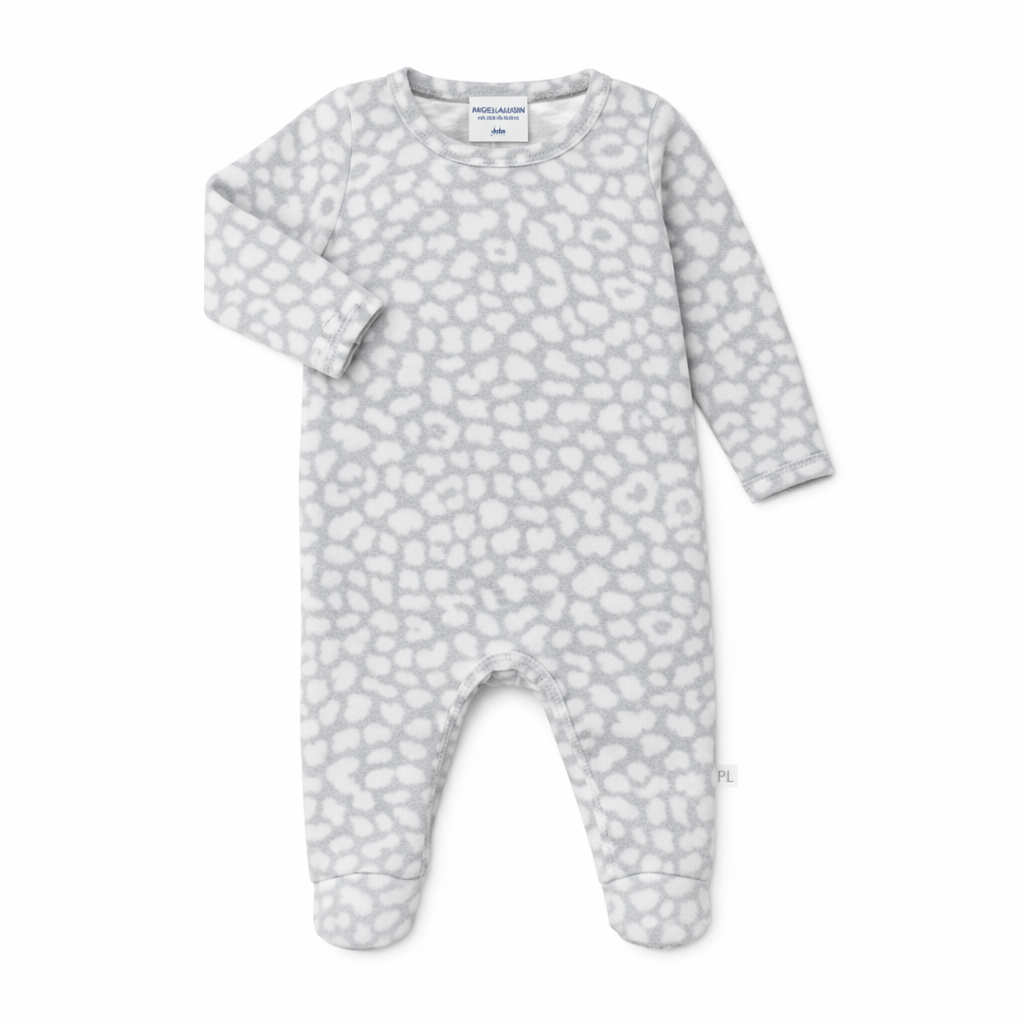 Brushed Hacci Footie Pajamas - Various Animal Prints