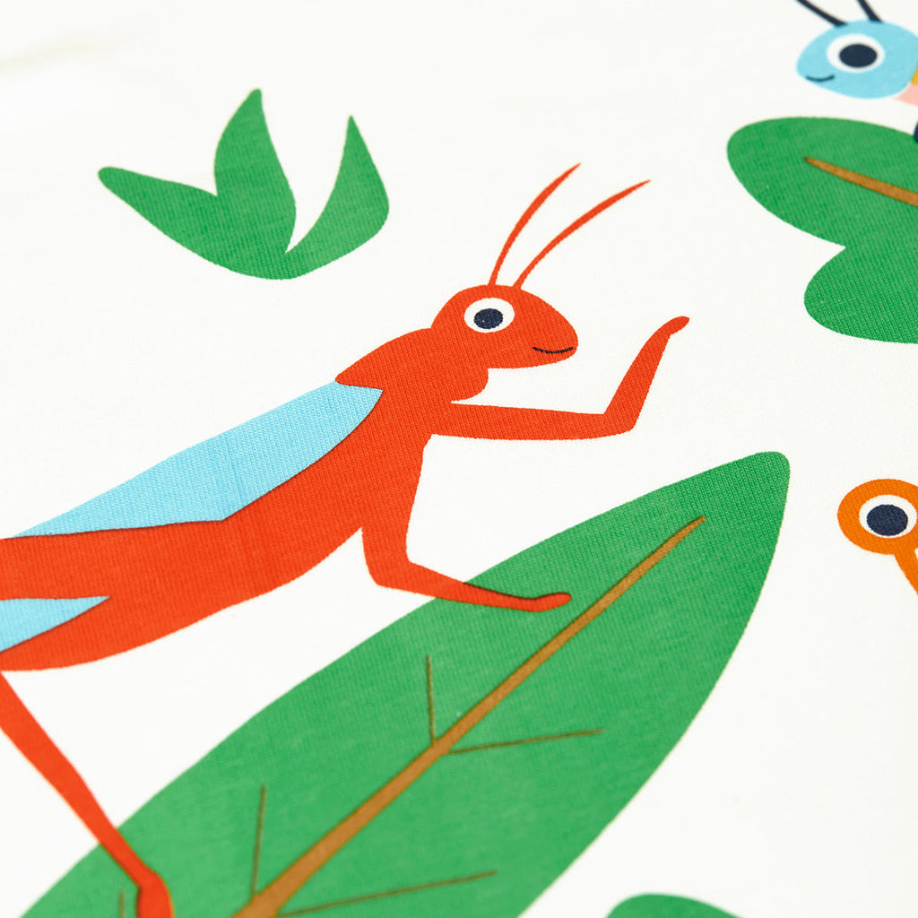Organic Cotton Short Sleeve Raglan T-Shirt - Bugs