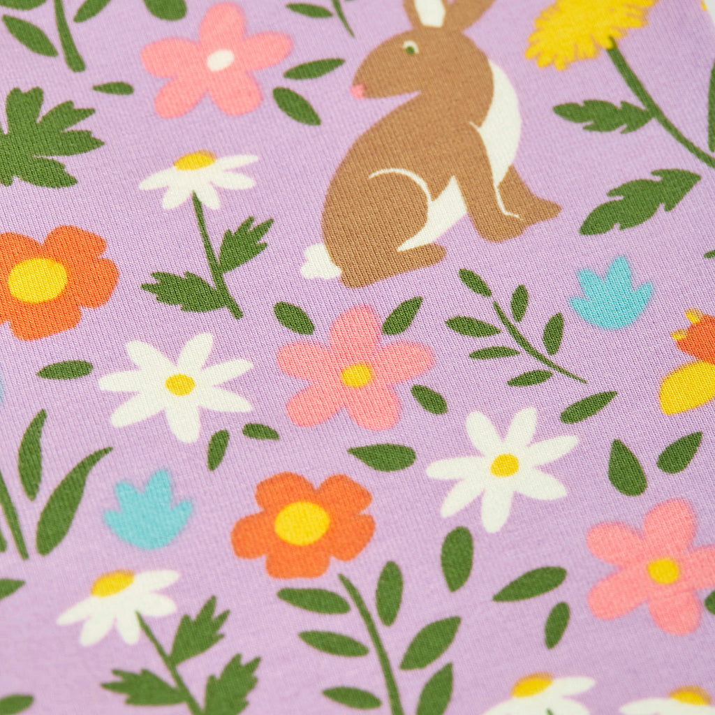Organic Cotton Leggings - Bunny Meadow