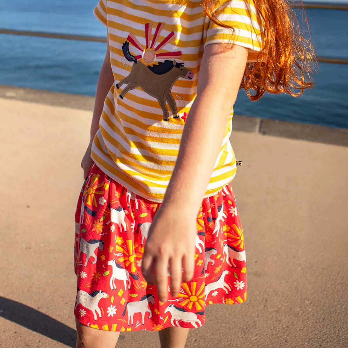 Organic Cotton Skort - Sunshine Ponies