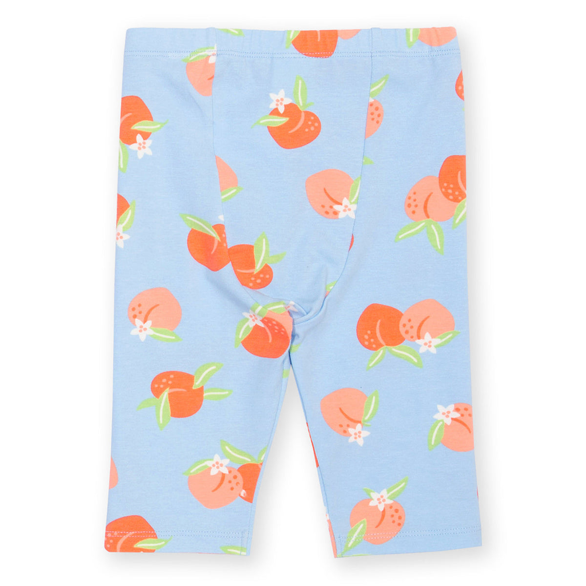 Organic Cotton Pedal Pushers - Peach Print