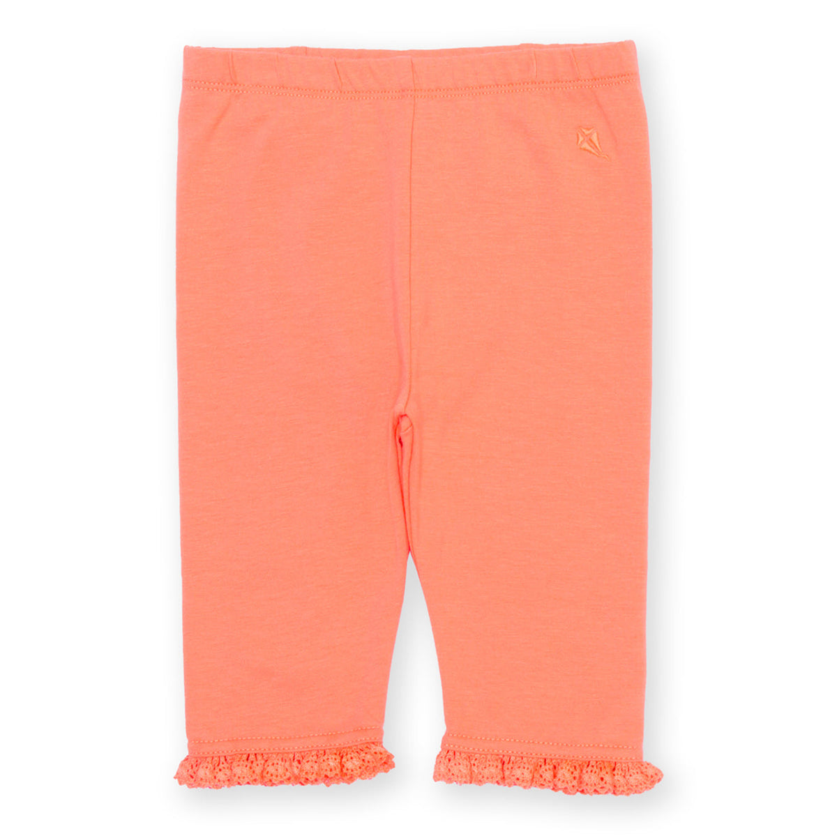 Organic Cotton Pedal Pushers - Tangerine