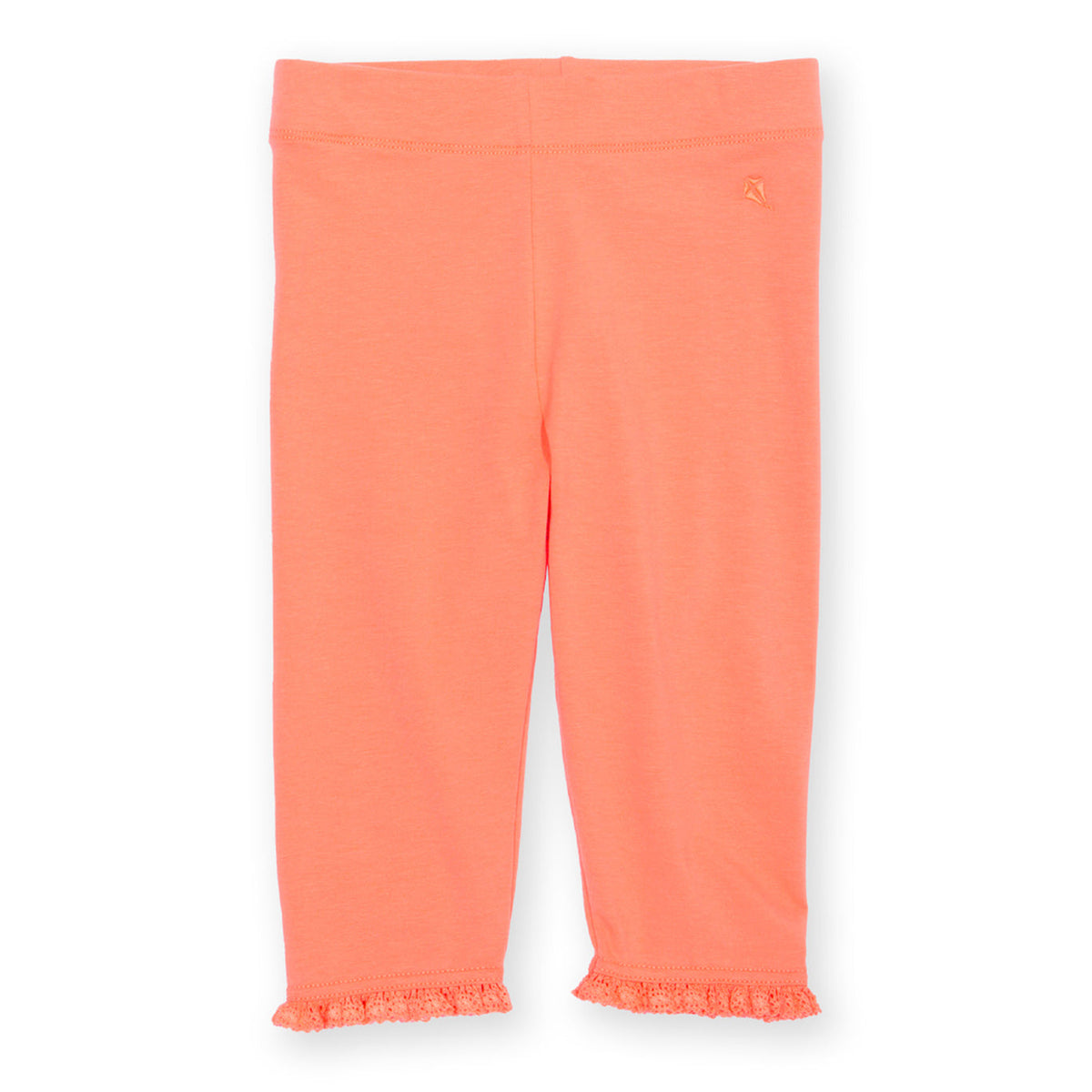 Organic Cotton Pedal Pushers - Tangerine