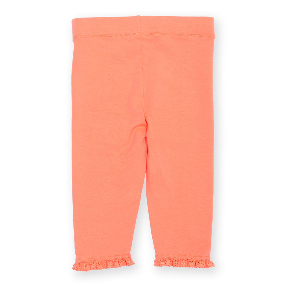Organic Cotton Pedal Pushers - Tangerine