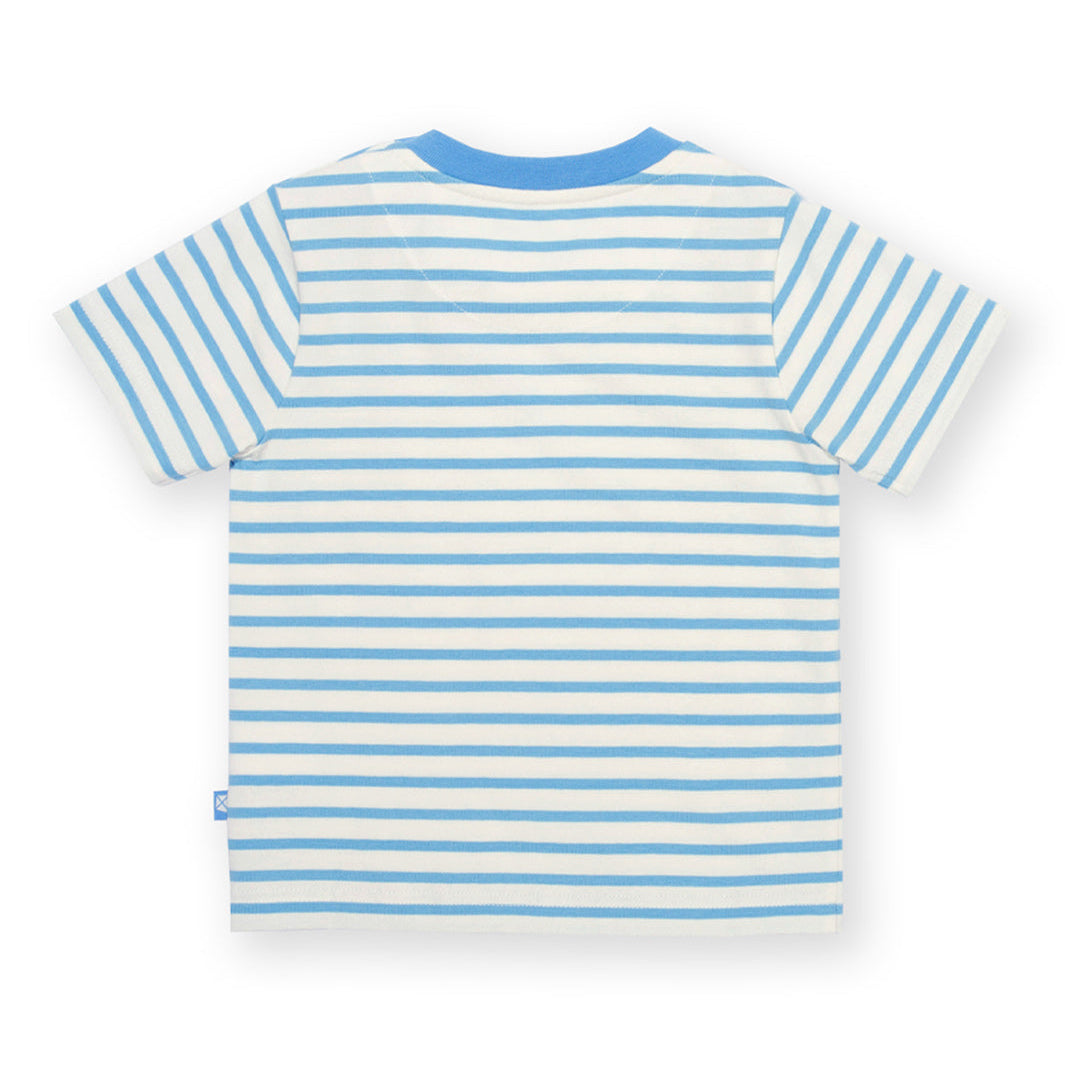 Organic Cotton Short Sleeve T-Shirt - Little Turtle Appliqué