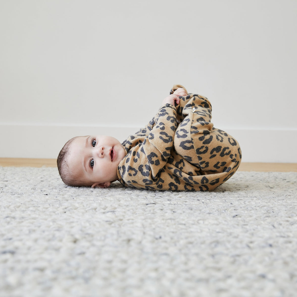 Brushed Hacci Footie Pajamas - Various Animal Prints