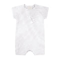 Cotton Blend Ribbed Shortall - Various Marbled Colors