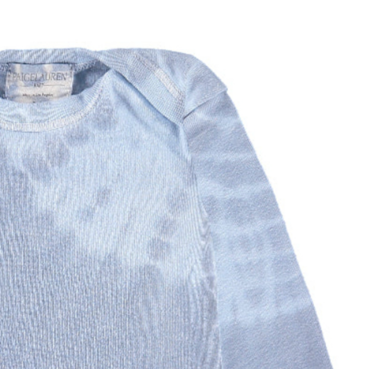 Organic Cotton Ribbed Footie Pajamas - Various Tie Dye Colors