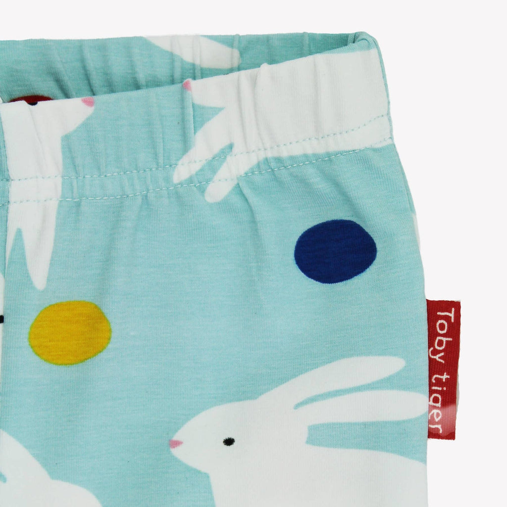 Organic Cotton Leggings - Bunny Hop Print