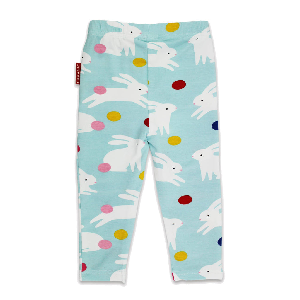 Organic Cotton Leggings - Bunny Hop Print