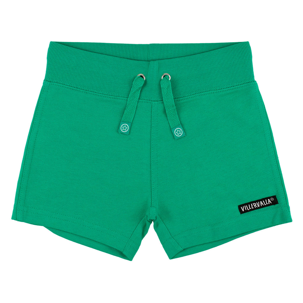 Organic Cotton Relaxed Shorts - Peacock Green