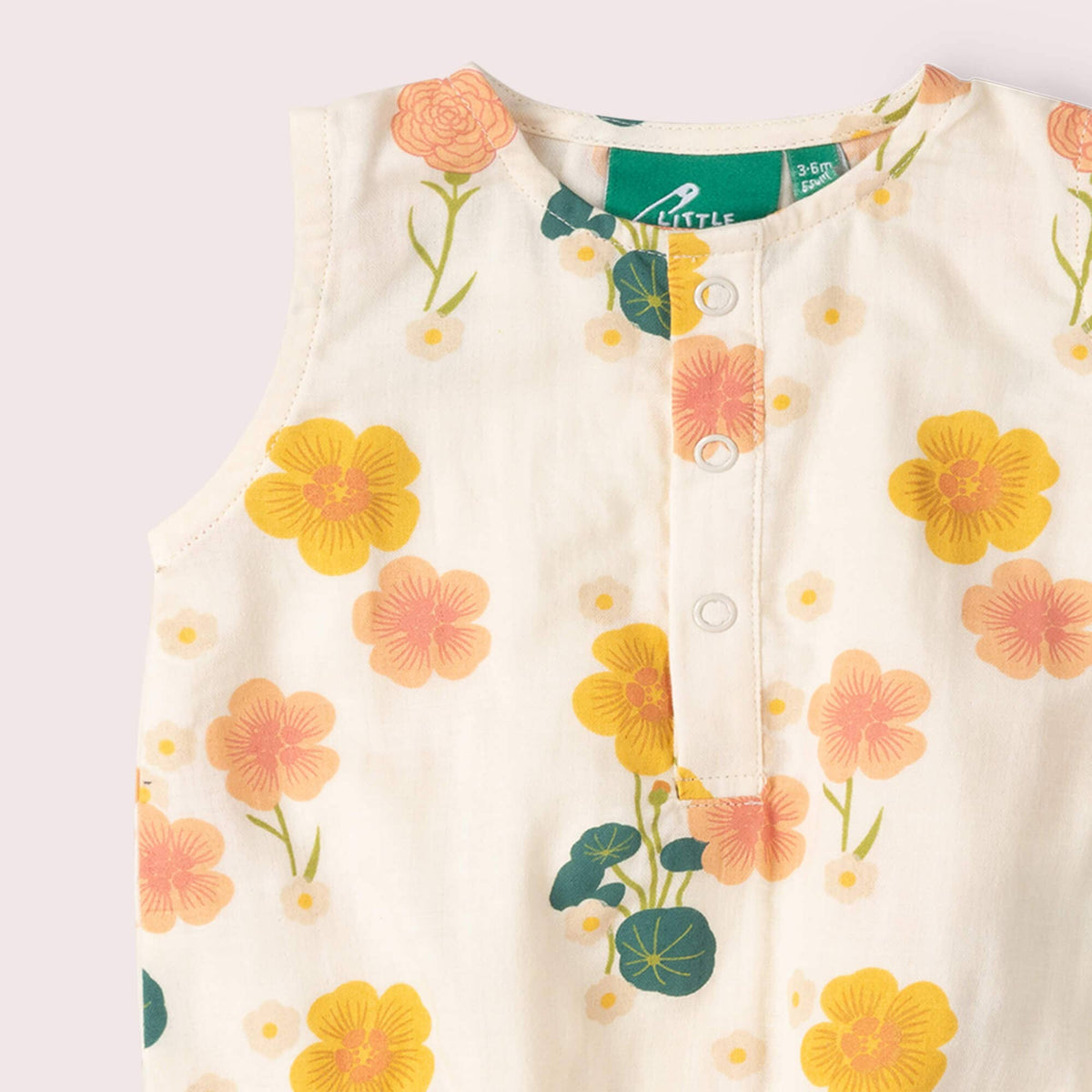 Organic Cotton Bubble Bodysuit - Flora