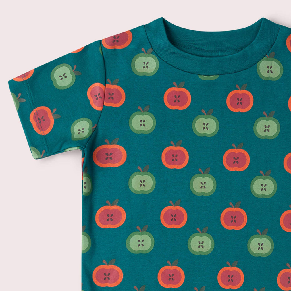Organic Cotton Short Sleeve T-Shirt - Apples